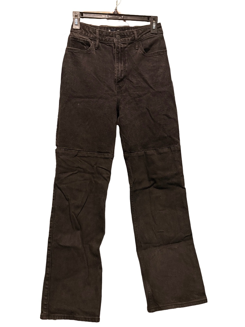 Black Hollister High-Rise Dad Jeans